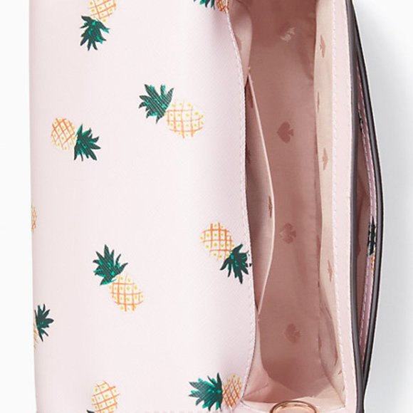 Kate Spade Staci Square Pineapple Crossbody Pink Multi - Picture 4 of 16
